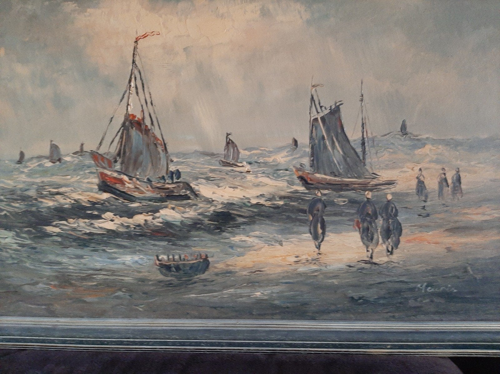 , gesigneerd Meuri, Antiek en Kunst, Ophalen of Verzenden