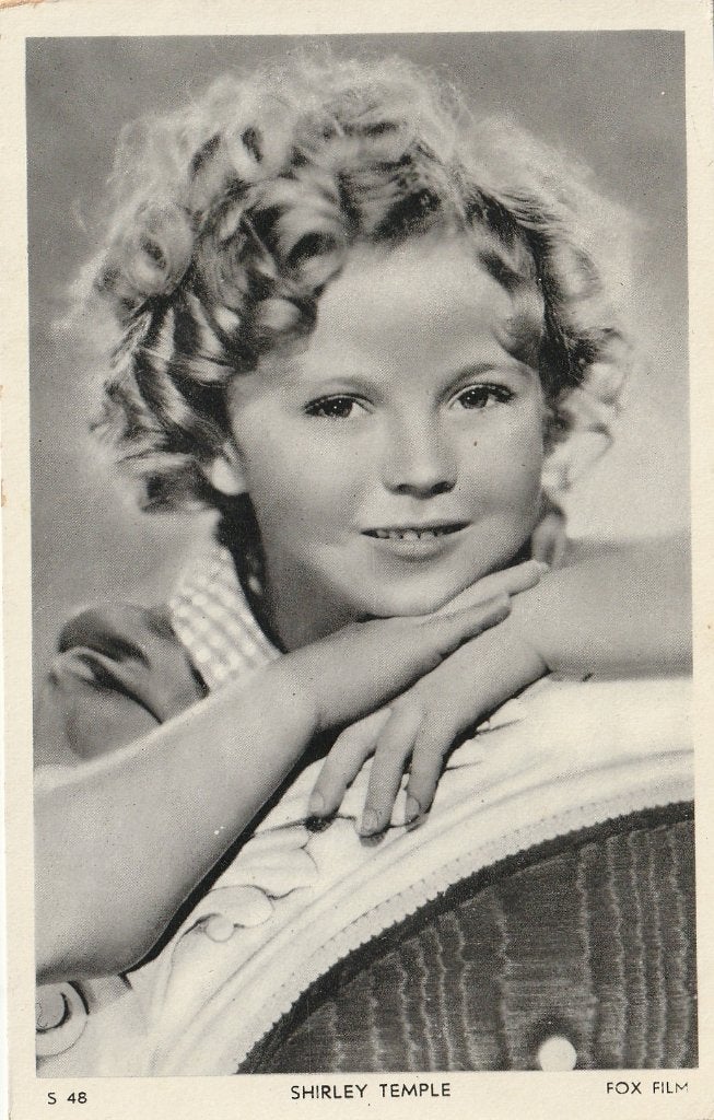 FILMSTER SHIRLEY TEMPLE JAREN 30 ZEER MOOIE OUDE KAART KO466, Ophalen of Verzenden, 1920 tot 1940, Ongelopen