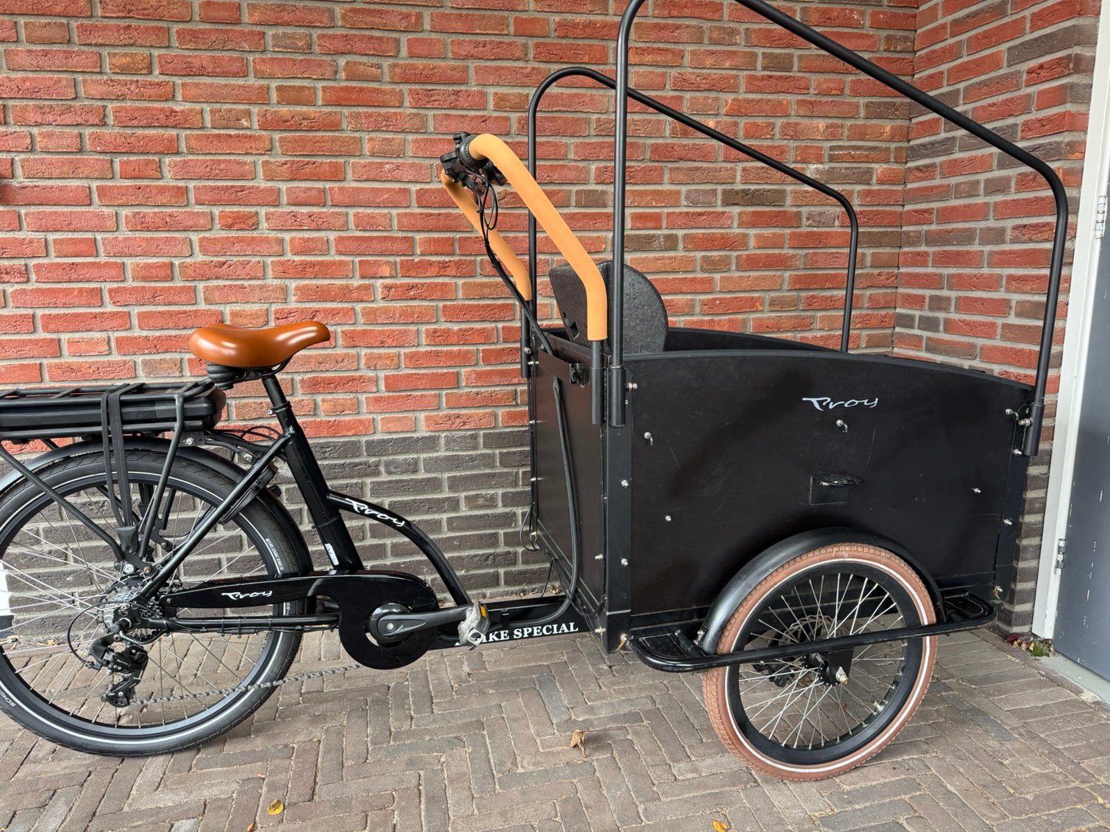 ✅ Troy elektrische bakfiets - Rijklaar!, Overige merken, 4 kinderen of meer, Elektrisch, Ophalen of Verzenden