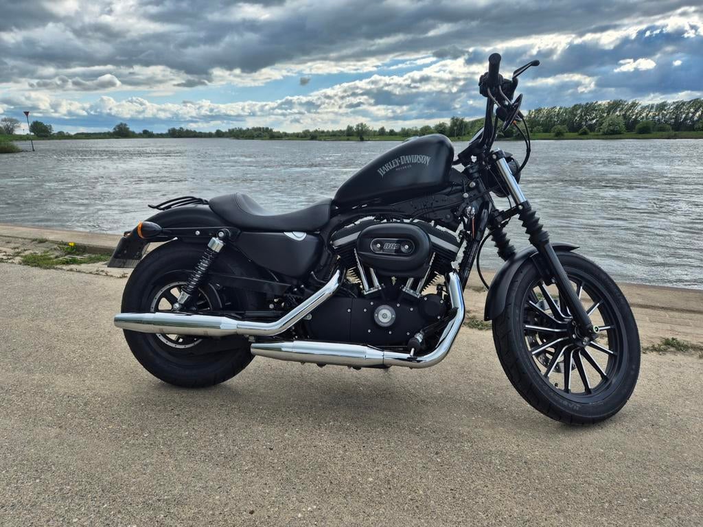 Harley-Davidson Sportster Iron 883 - Mat Zwart, Motoren, Motoren | Harley-Davidson, 2 cilinders, Chopper, Gebruikt, Particulier