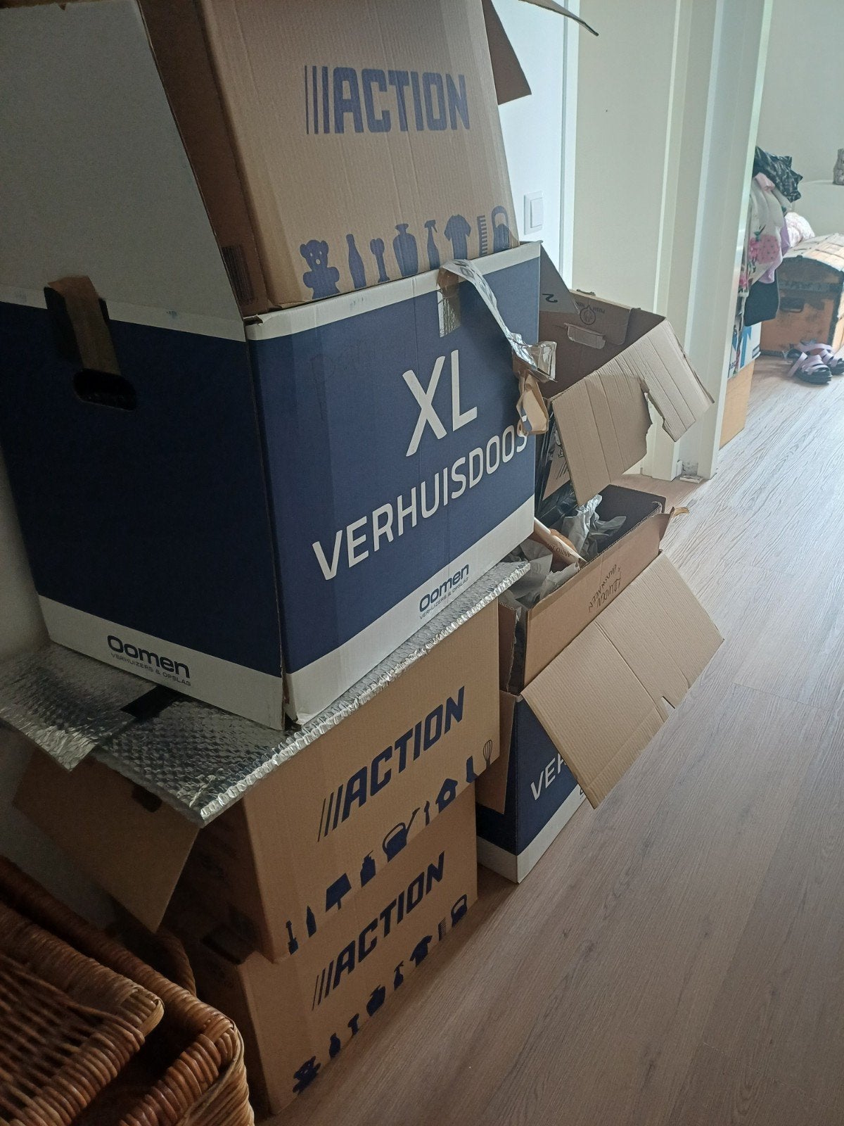 gratis verhuisdozen, Ophalen, 40 tot 60 cm, 50 tot 75 cm, 35 tot 50 cm