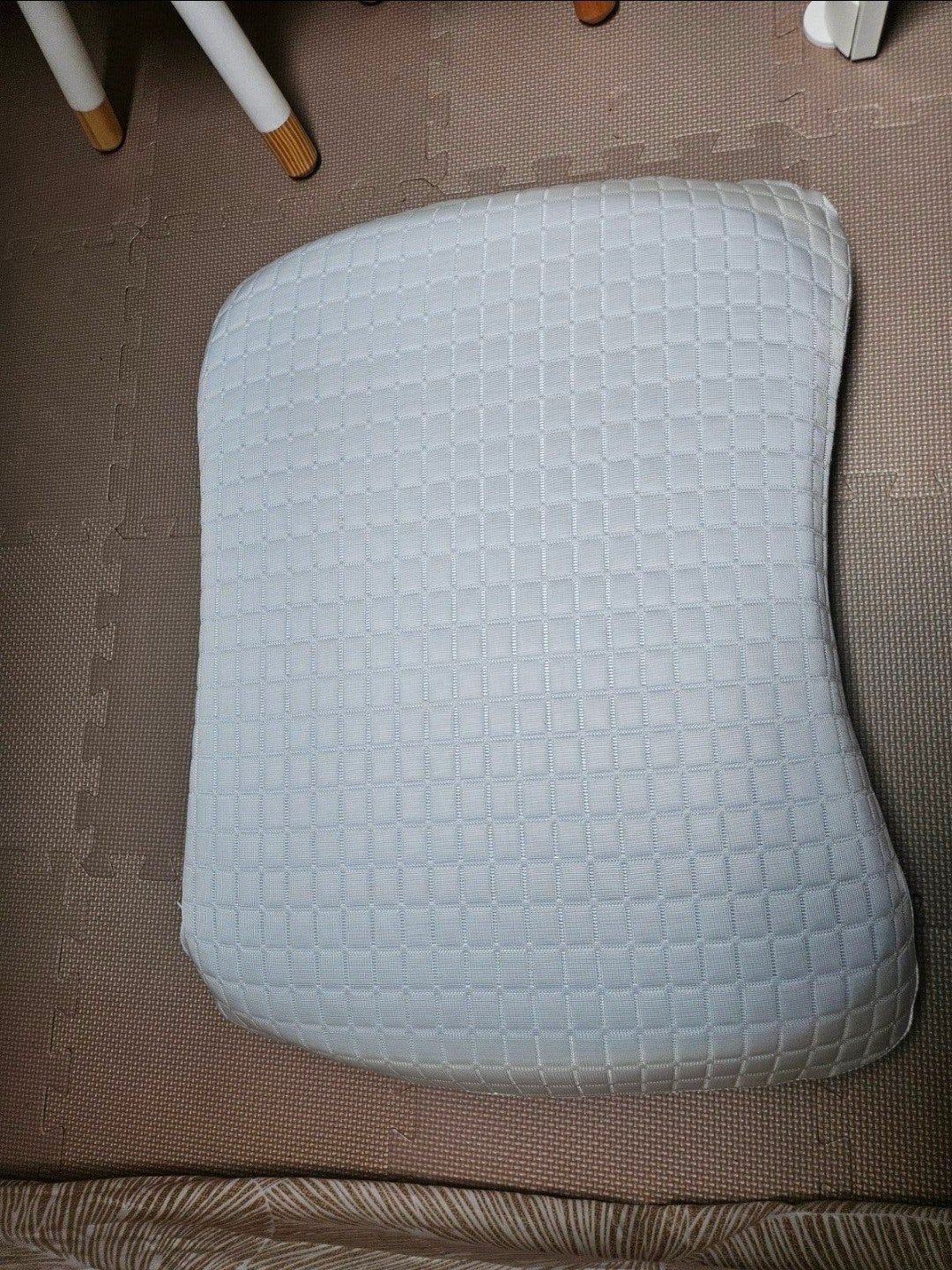 Ikea KLUBBSPORRE ergonomisch hoofdkussen verkoeling, Ophalen, Eenpersoons, Wit, Nieuw