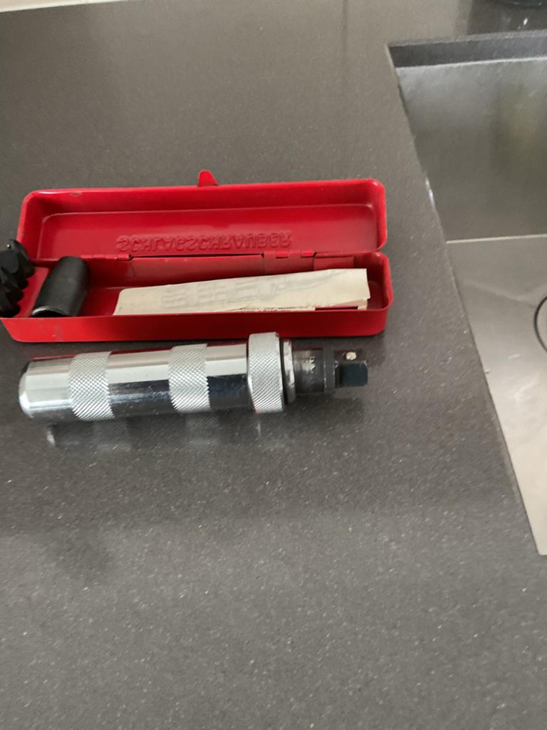 Slagschroevendraaier SET met bitjes en opbergdoos, Ophalen of Verzenden, Gebruikt