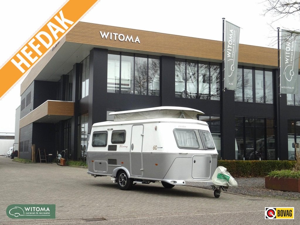 Eriba Touring - 60 Edition 530 Mover Unico Verona luifel, Standaardzit, Schokbreker, Bedrijf, 4 tot 5 meter