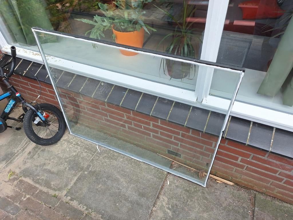 Gratis af te halen. Glasplaat 120cm bij 92cm. Geen barsten, Ophalen of Verzenden