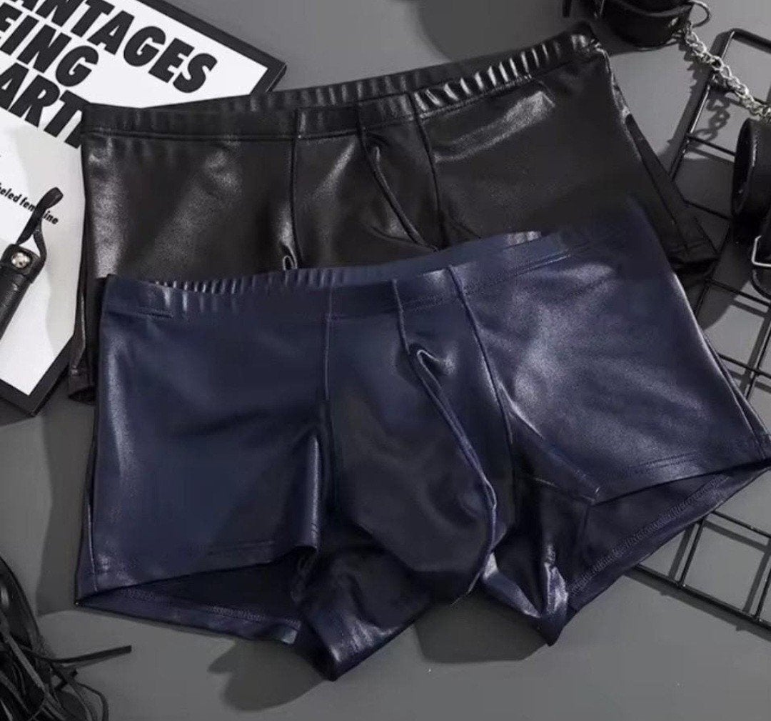 Mooie leerlook boxers, tm 2XL 
Maat XXS tm 2XL
Diverse kleur, Verzenden, Overige kleuren, Boxer
