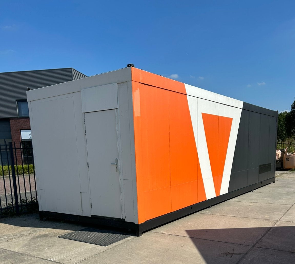 Kantoor/schaftunit/keet circa 9 meter, Doe-het-zelf en Verbouw, Ophalen, Gebruikt