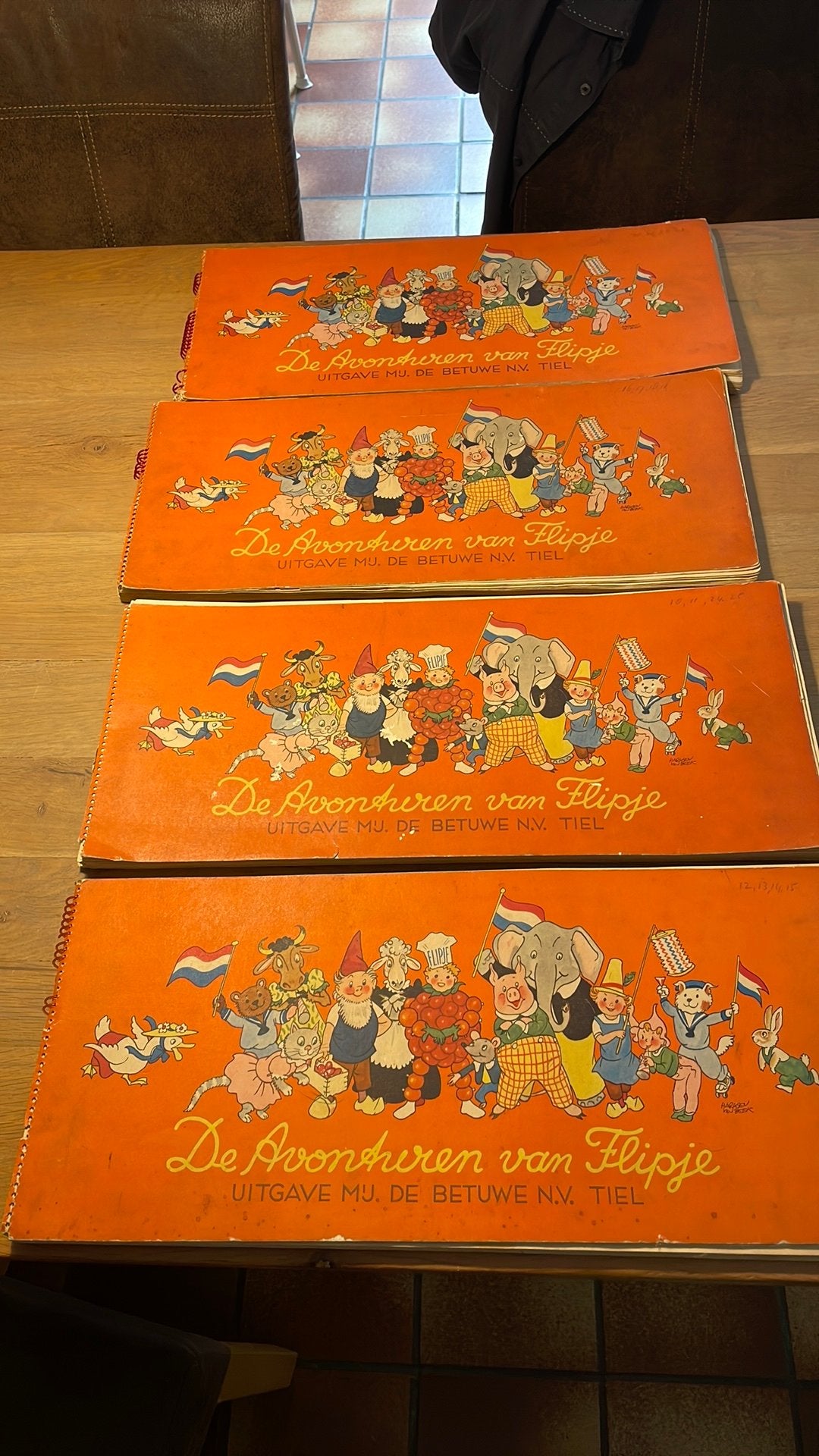 Stripboek Flipje Tiel historische uitgaven 1939-1947, Boeken, Stripboeken, Meerdere stripboeken, Ophalen, Gelezen
