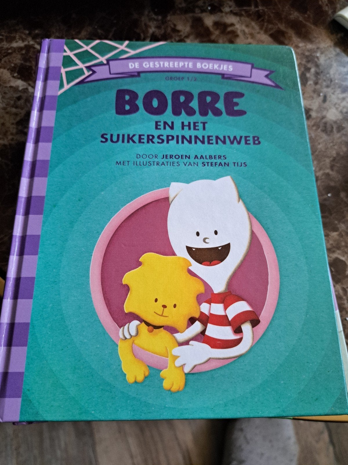 Borre en het Suikerspinnenweb - Jeroen Aalbers, Boeken, Ophalen of Verzenden