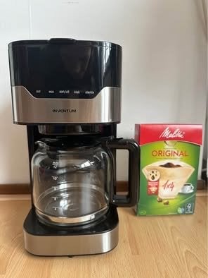Inventum Koffiezetapparaat met glazen kan, Koffiemachine, Gemalen koffie, Ophalen of Verzenden, Zo goed als nieuw