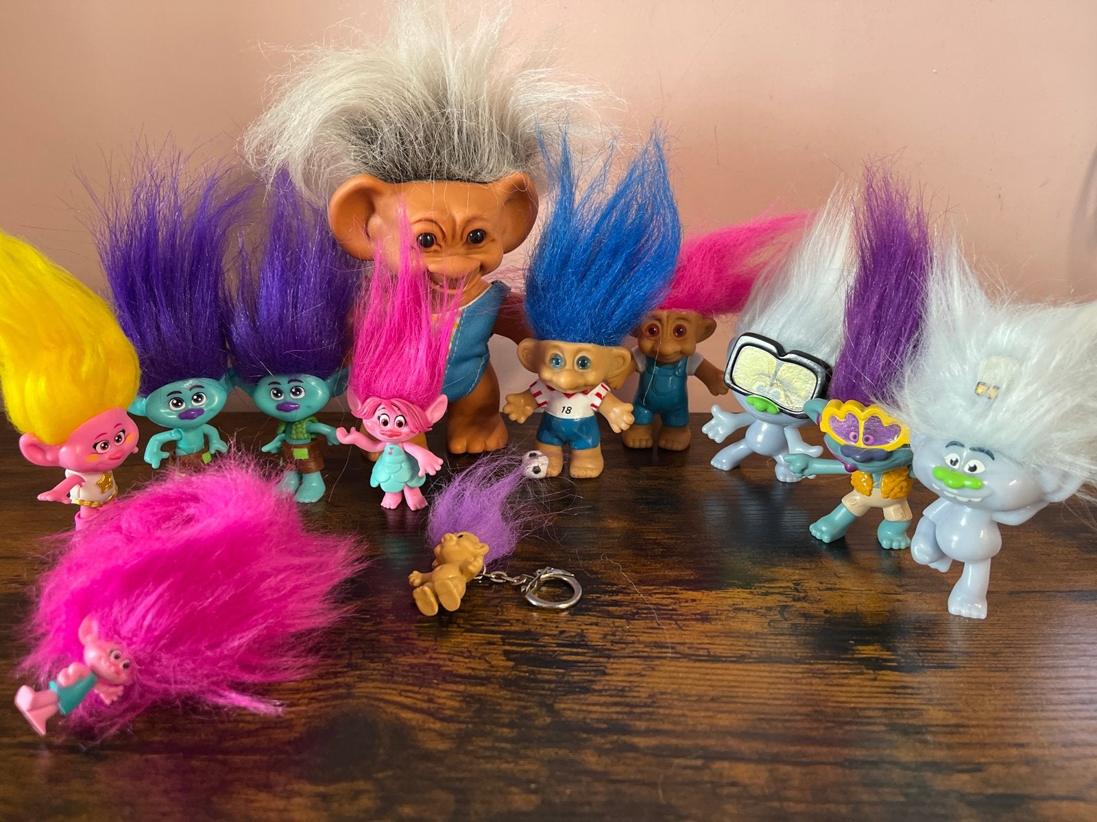 Grote collectie Trollen poppetjes - Trolls figuren, Ophalen of Verzenden, Gebruikt