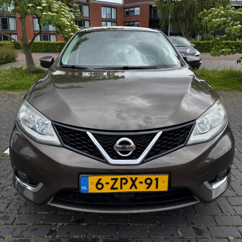 Nissan Pulsar 1.2 Dig-t 85KW Xtronic 2015 Bruin, Auto's, 4 cilinders, Bruin, 116 pk, Origineel Nederlands