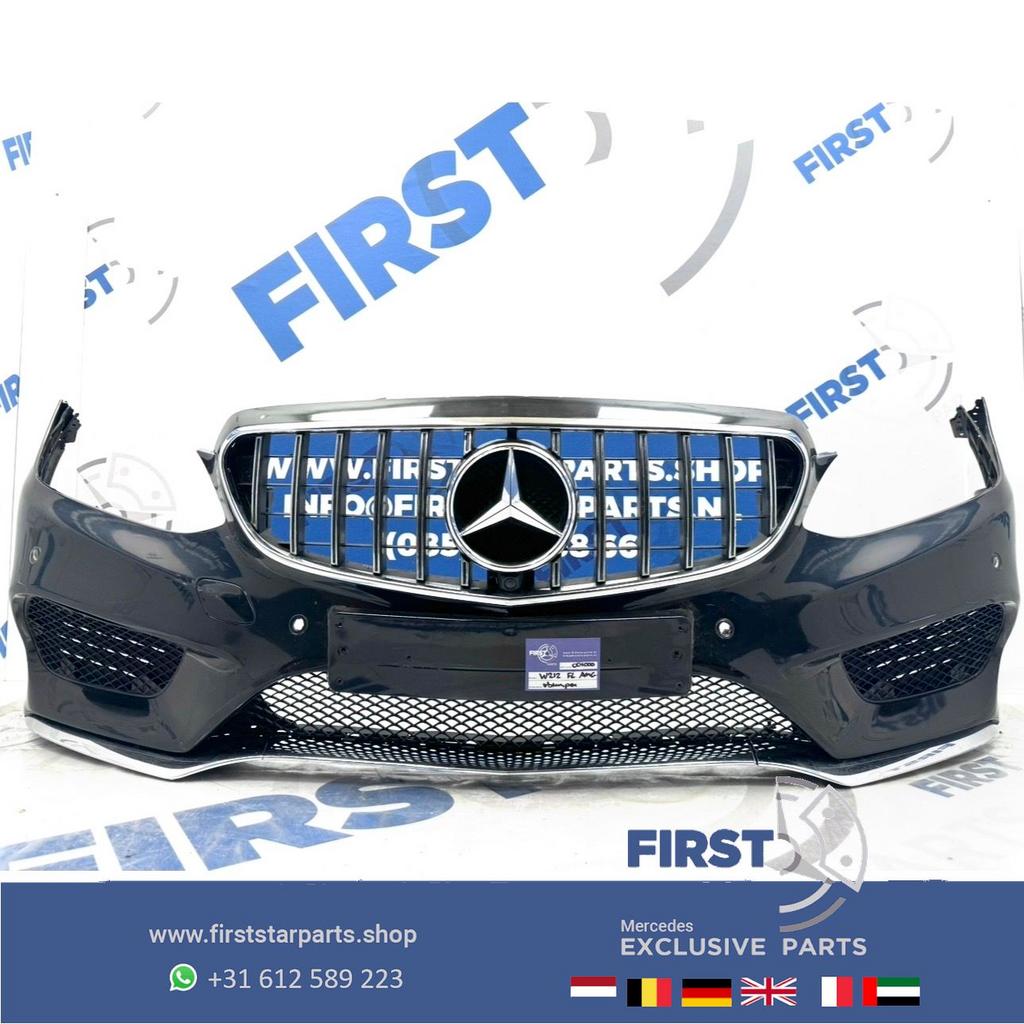 W212 BUMPER FACELIFT AMG Voorbumper COMPLEET Mercedes 2012-2, Gebruikt, -, Voor, Ophalen of Verzenden