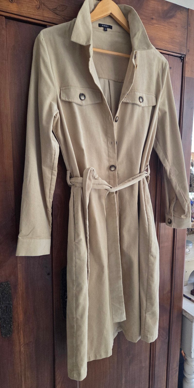 Purdey Nieuwe jurk of lange blazer maat 42, Blauw, Maat 42/44 (L), Nieuw, Ophalen of Verzenden
