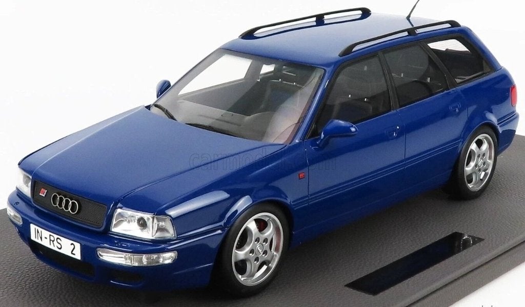 Audi RS2 Avant modelauto - Blauw - Schaal 1:12, Hobby en Vrije tijd, Modelauto's | 1:5 tot 1:12, Ophalen of Verzenden, Nieuw, 1:9 t/m 1:12