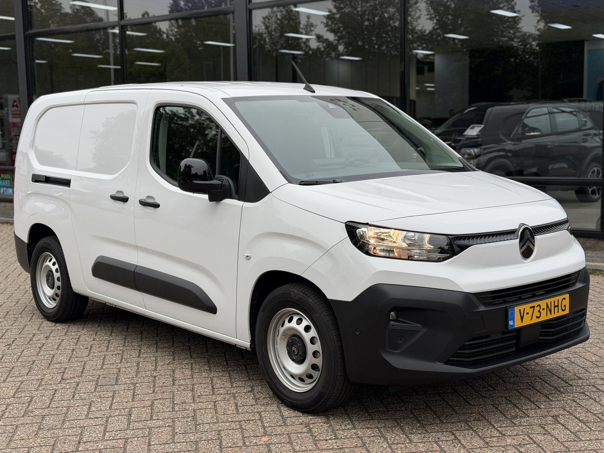 Citroën E-Berlingo 136 L2 50 kWh Tot 8 jaar garantie Camera, Gebruikt, Zwart, Citroën, Wit