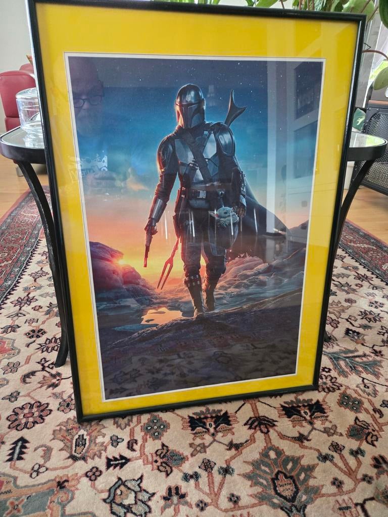 Mandalorian canvas poster, Huis en Inrichting, Woonaccessoires | Wanddecoraties, Ophalen of Verzenden