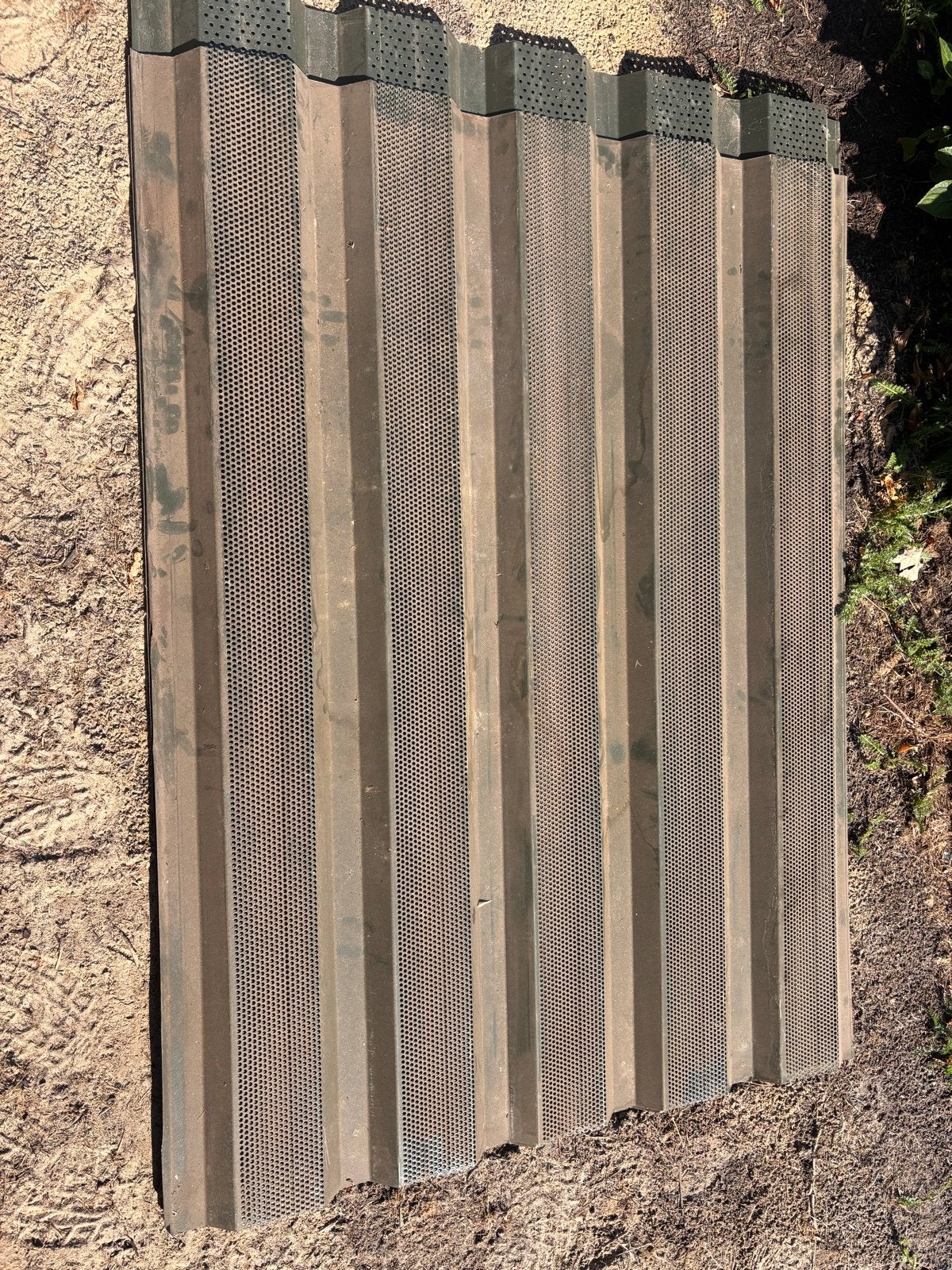 Geperforeerde metalen platen 100x130 cm, Ophalen, Gebruikt, Overige materialen, Minder dan 20 mm