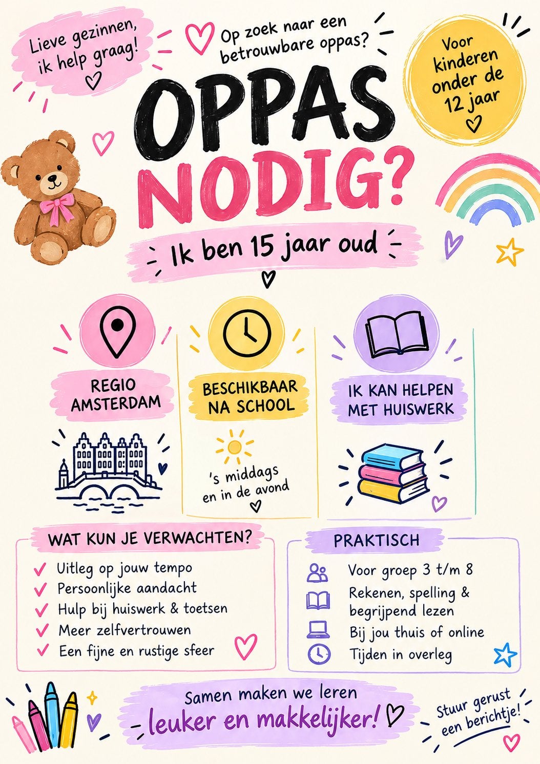 Oppas regio amsterdam!!
