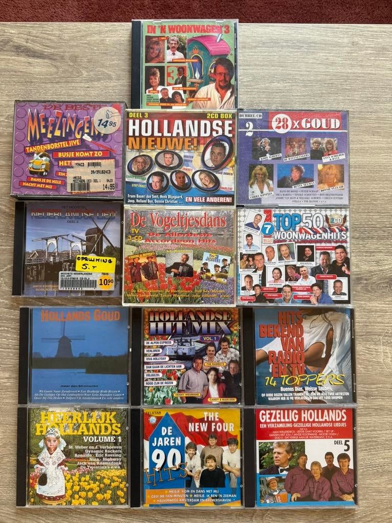 Lot van 13 CD’s - Nederlandstalig woonwagen smartlap, Ophalen of Verzenden, Gebruikt, Levenslied of Smartlap