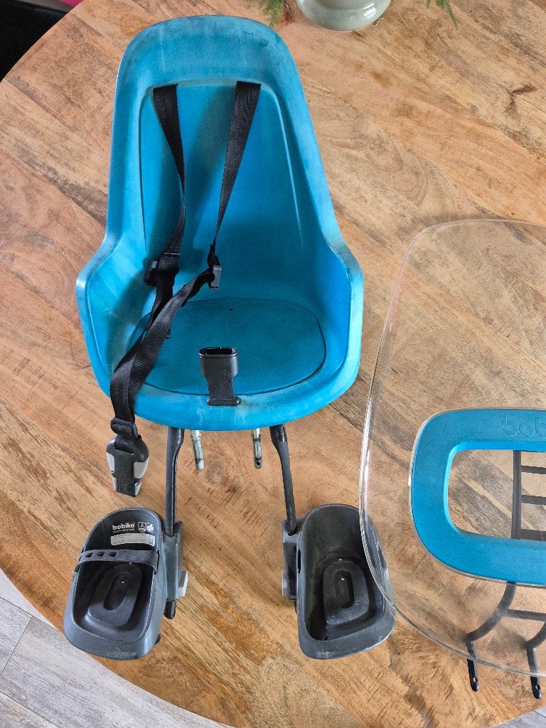 Bobike voorzitje en windscherm, Ophalen, Gebruikt, Voorzitje, Bobike