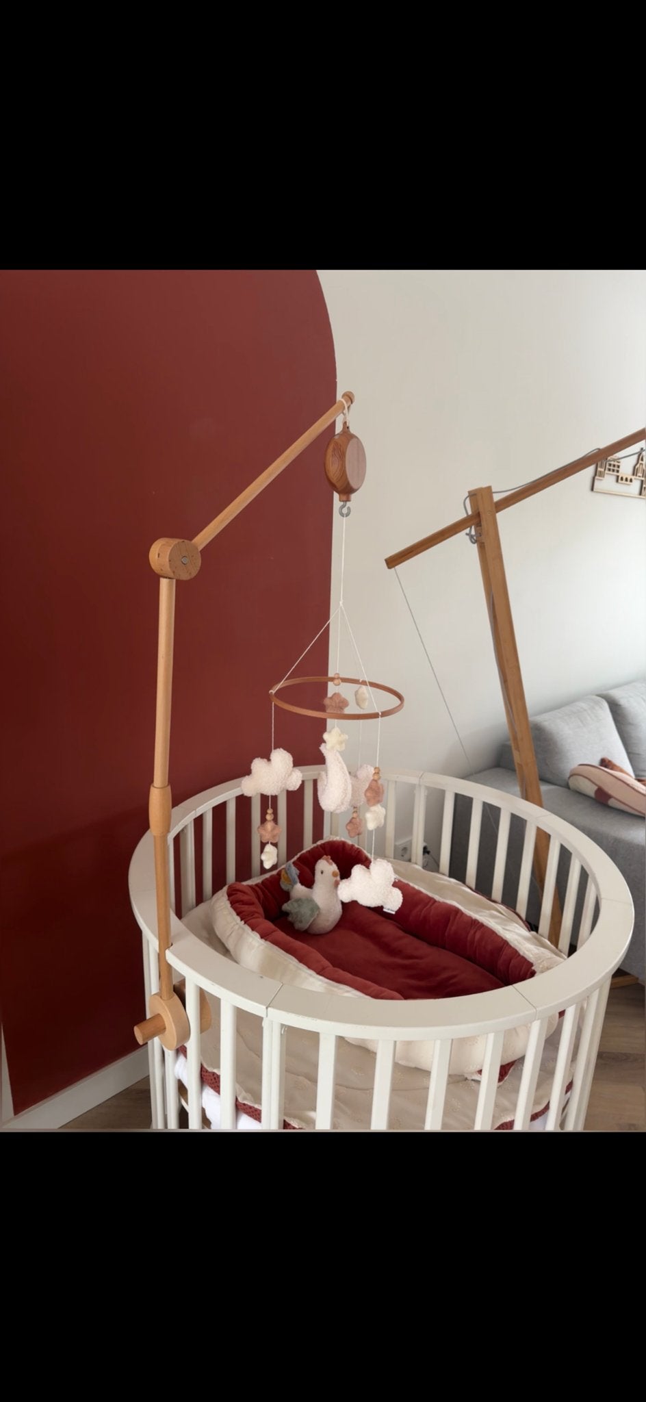 Ronde witte box, Kinderen en Baby's, Boxen, Ophalen, Gebruikt, Rond, Wieltjes