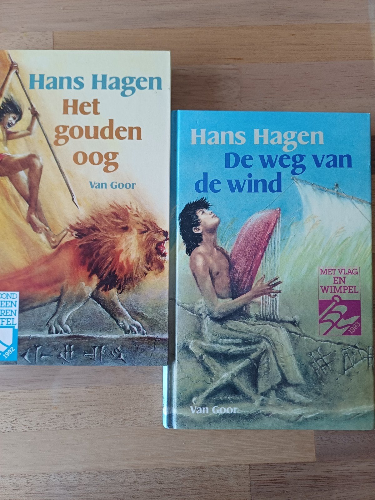 Hans Hagen. twee  boeiende boeken  vanaf 12 jaar, Ophalen of Verzenden, Zo goed als nieuw, HANS HAGEN, Fictie