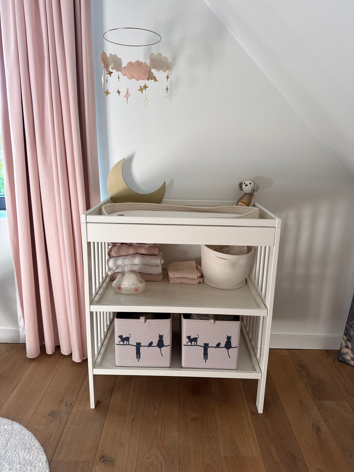 Witte commode (ikea gulliver), Ophalen, Gebruikt, 50 tot 70 cm, 75 tot 100 cm