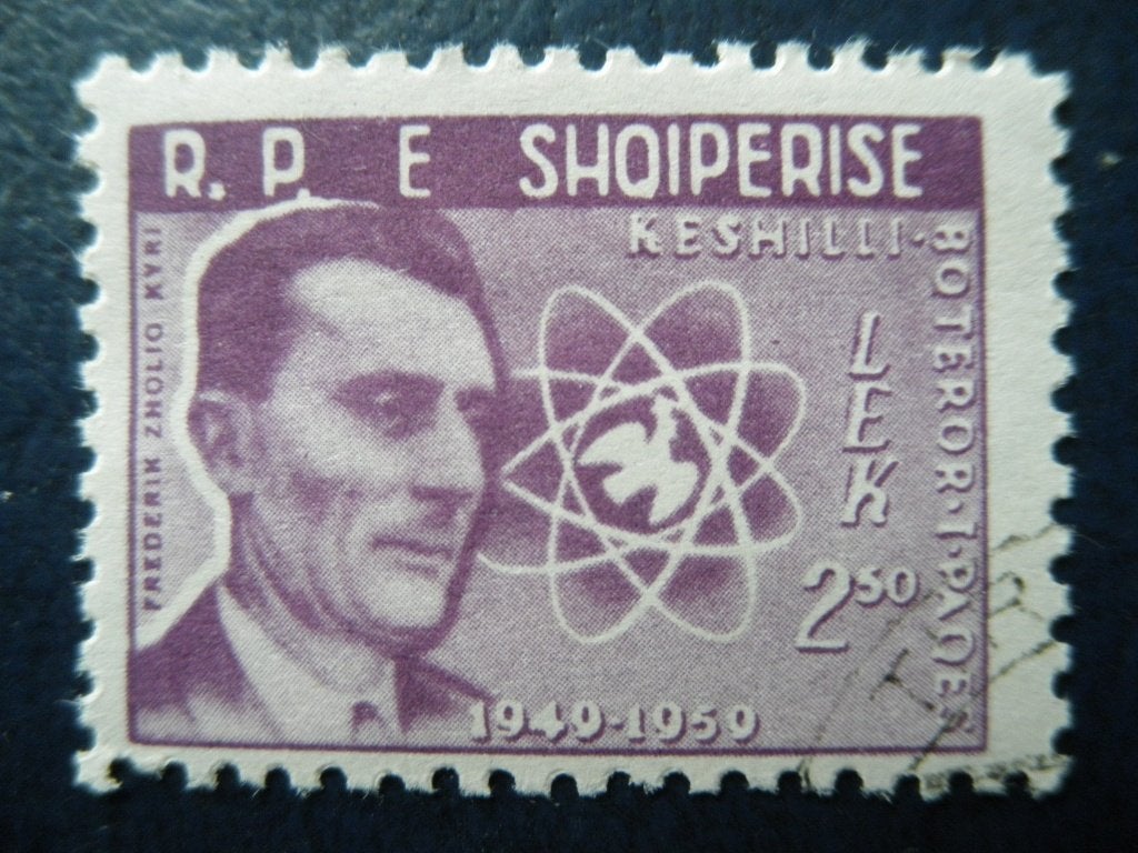 Postzegels Albanië 1959 nr. 576 vredesbeweging - cw. € 1,50., Ophalen of Verzenden, Overige landen, Gestempeld