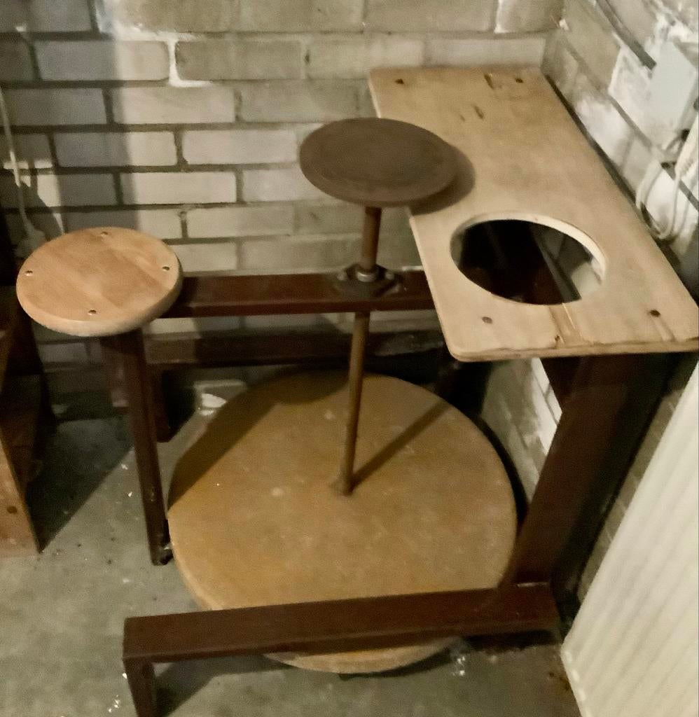 Pottenbakkersschijf / draaischijf, Hobby en Vrije tijd, Pottenbakken, Ophalen, Gebruikt