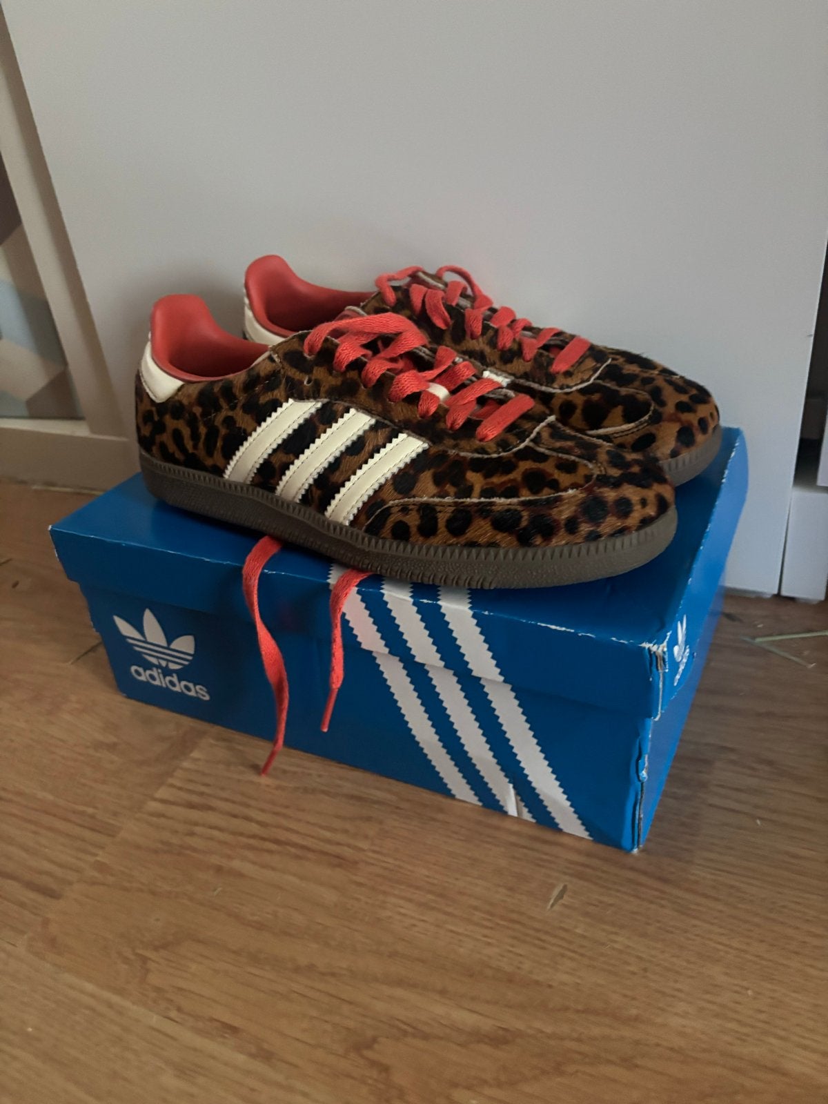 Adidas Samba OG W Leopard Print Sneakers Maat 38, Ophalen of Verzenden, Nieuw, Bruin, Sneakers of Gympen
