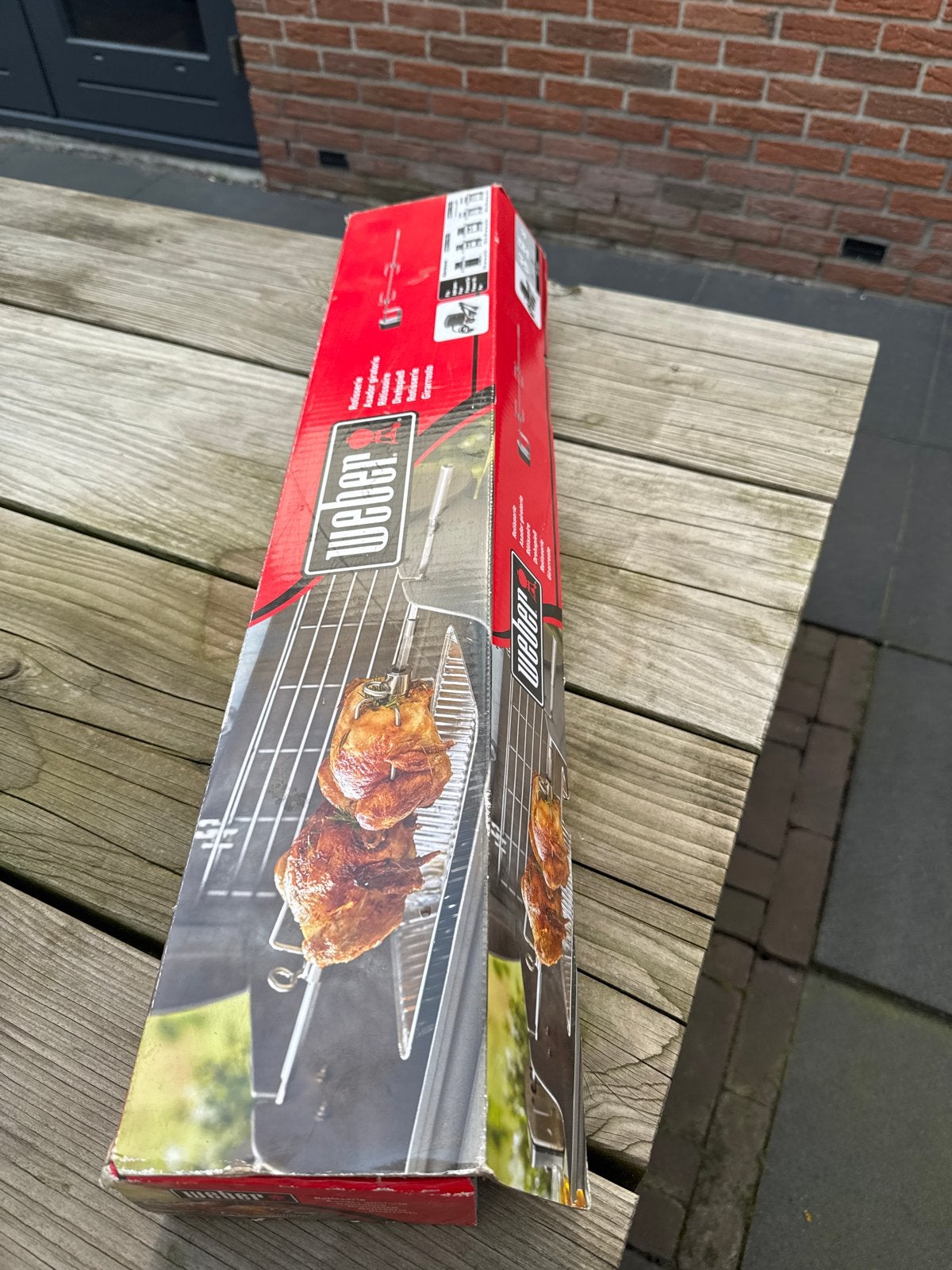 Weber Rotisserie Draaispit voor Genesis 200/300 series, Ophalen, Nieuw