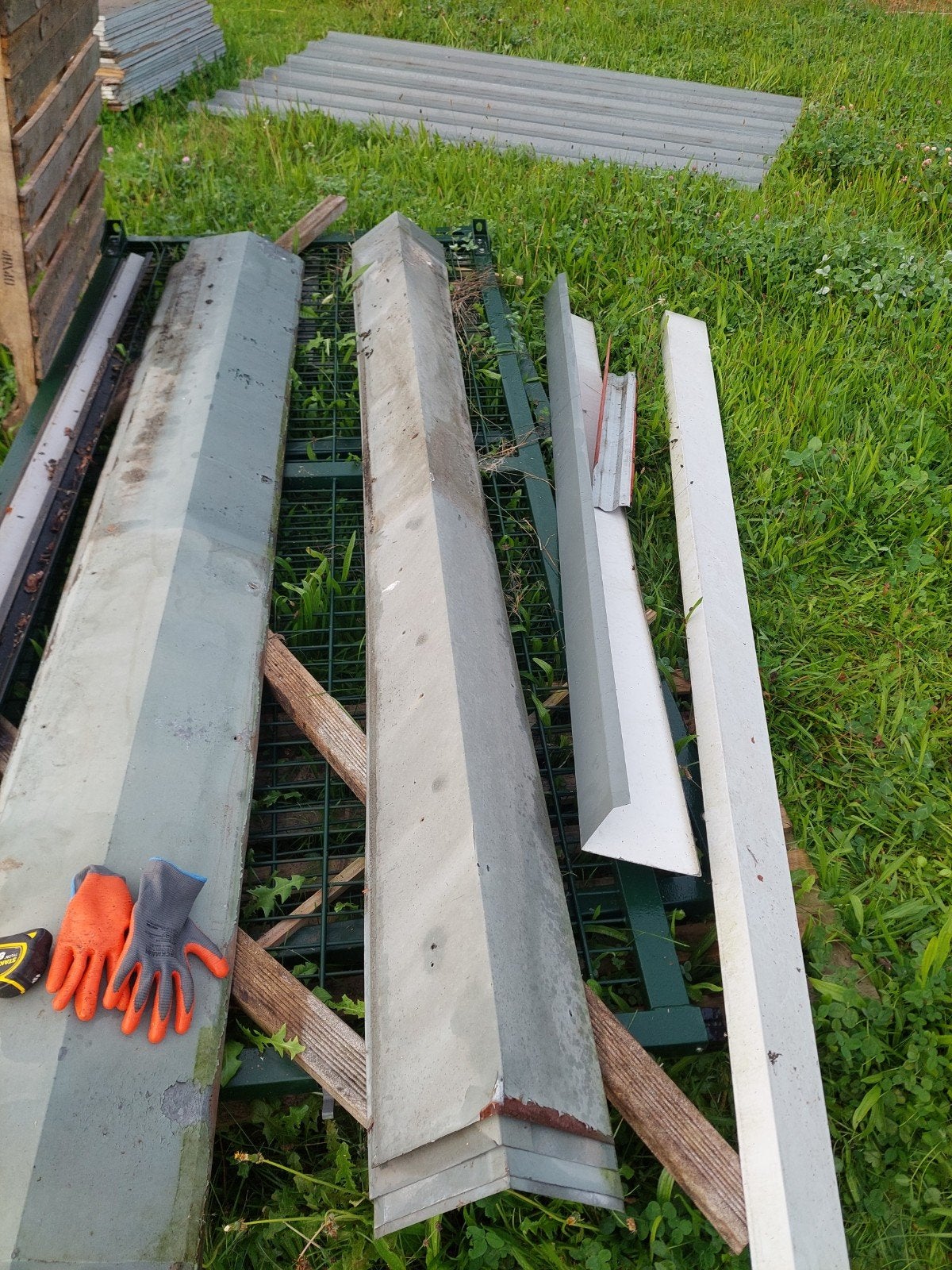 hoek en dak profielen, Ophalen, Minder dan 2 meter, 80 mm of meer