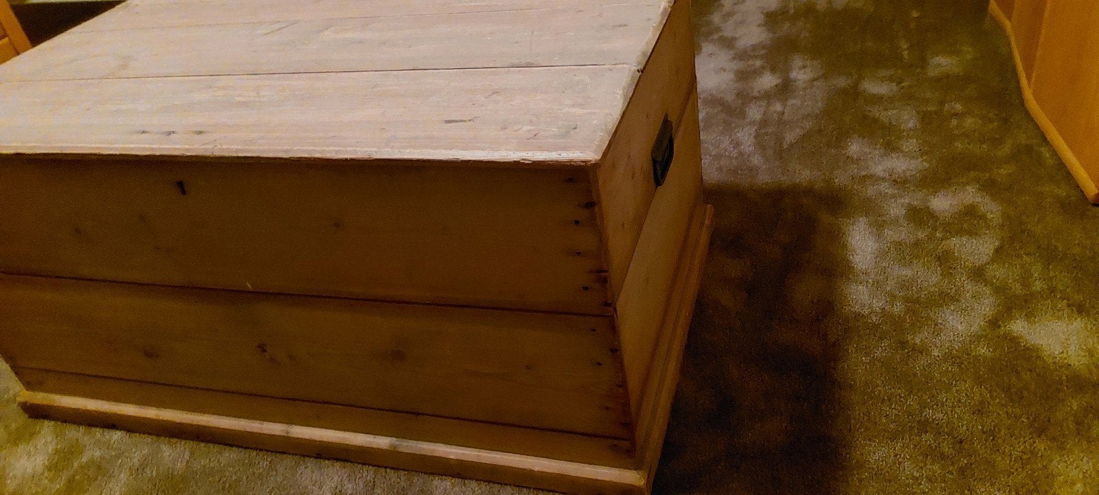 Antieke kist , voor opbergen/ tafel, Ophalen, 50 tot 100 cm