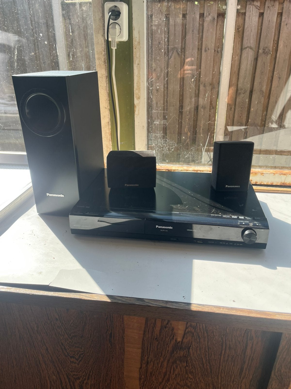 Panasonic radio met boxen, Ophalen of Verzenden, Zo goed als nieuw, Radio, Met cd-speler