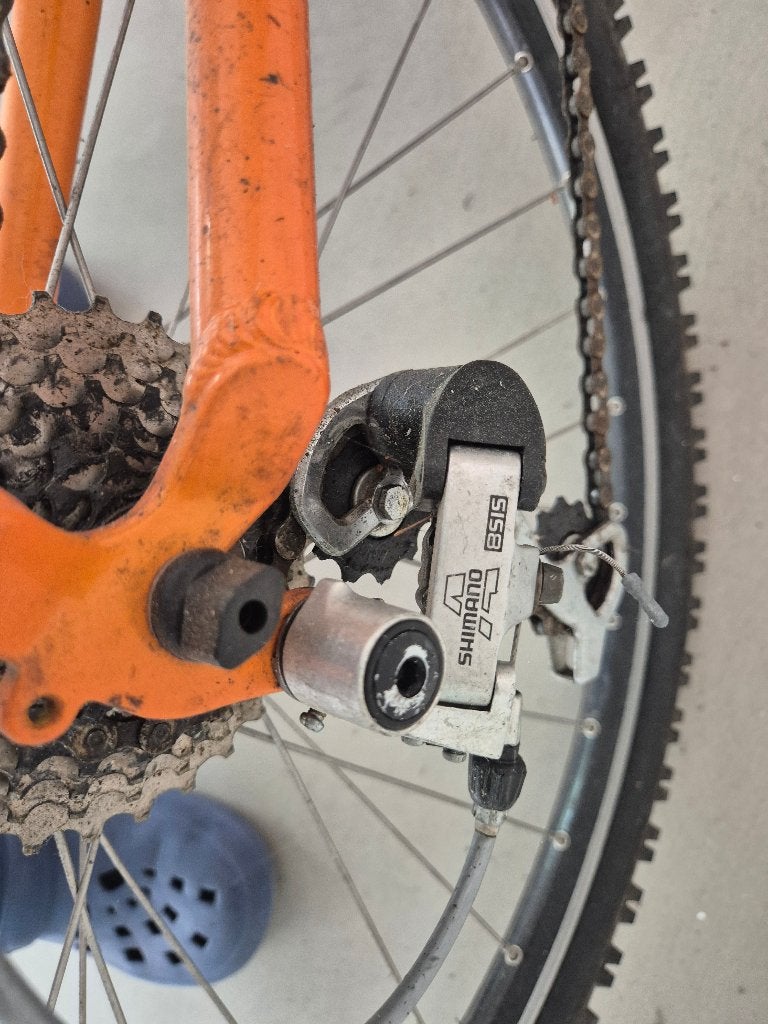 B1 MTB - Oranje Mountainbike met Verende Voorvork, Ophalen, Gebruikt, Overige merken