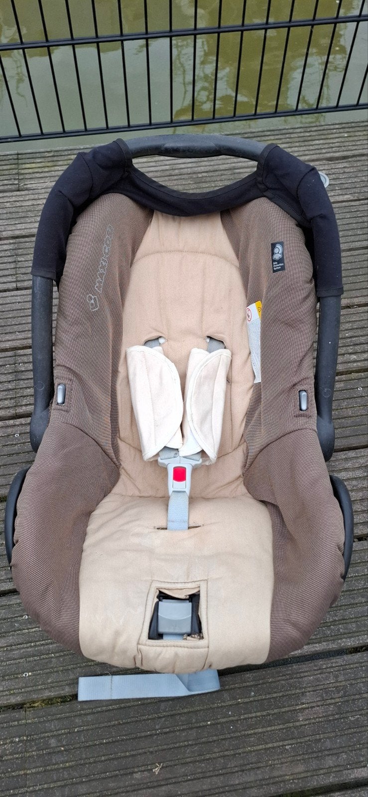 Maxi-Cosi autostoel - Bruin/Beige, Ophalen, 9 t/m 18 kg, Maxi-Cosi, Gebruikt