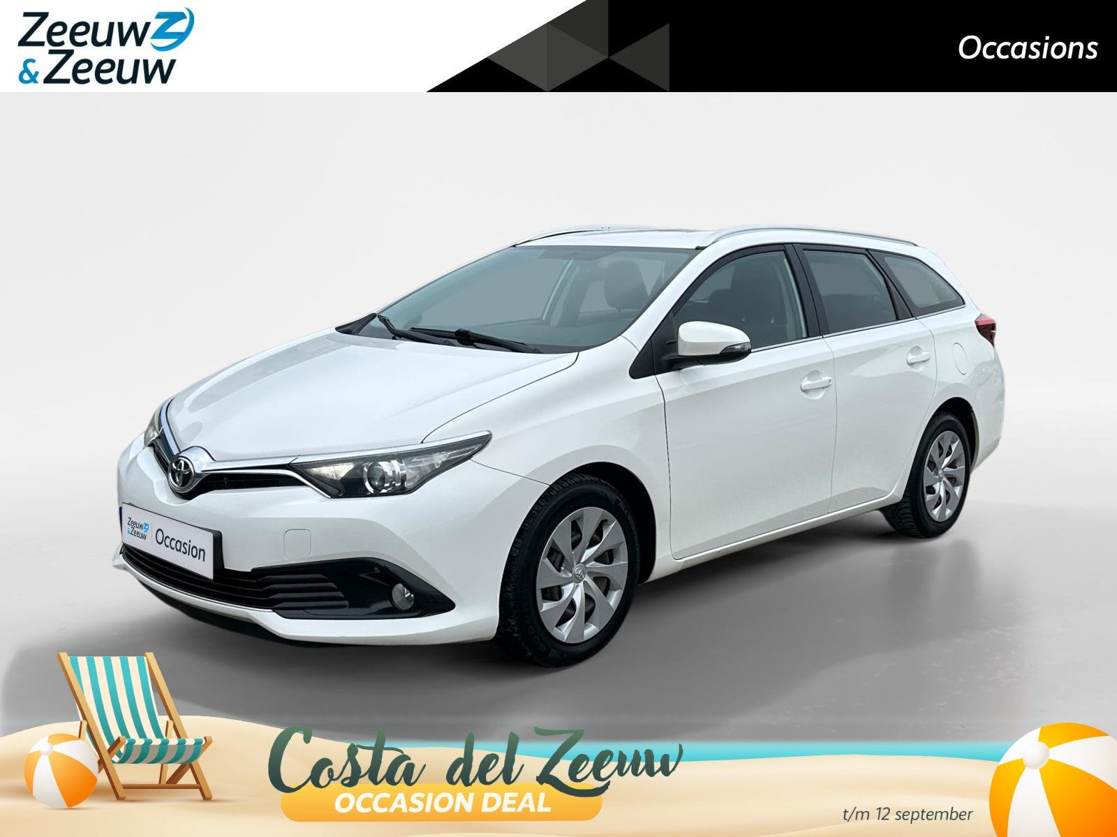 Toyota Auris Touring Sports 1.2T Aspiration | Automaat | Blu, Auto's, 12 maanden, Gebruikt, Euro 6, 116 pk
