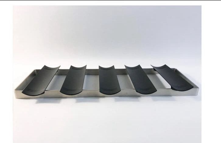 Tommy Larsen Denmark design wijnrek 5 flessen uitbreidbaar, 5 tot 15 flessen, Ophalen of Verzenden, Zo goed als nieuw, Metaal
