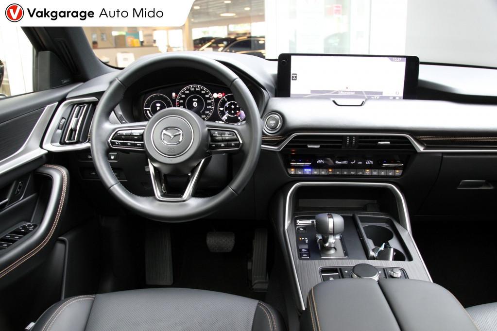 Mazda CX-80 2.5 PHEV Homura Plus 7-seater | BTW auto | NLD a, Gebruikt, Met garantie (alle), CX-80, Zwart