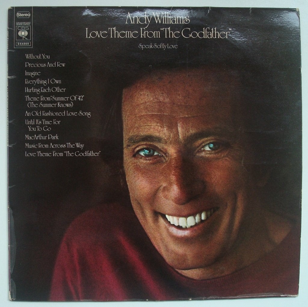 Andy Williams - Love Theme From "The Godfather", lp uit 1972, Cd's en Dvd's, Ophalen, Gebruikt, 12 inch, LP