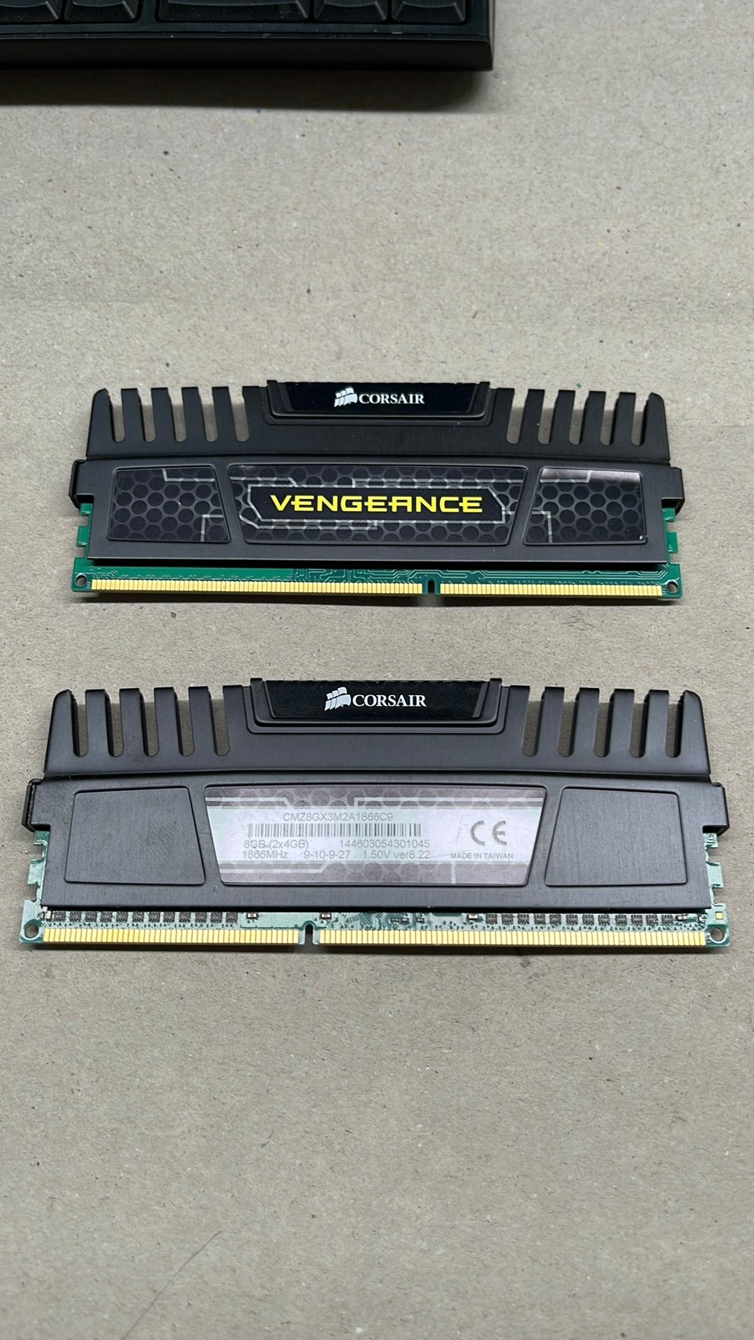 Corsair Vengeance CMZ8GX3M2A1866C9 8GB (2x4GB) DDR3 RAM, Corsair Vengeance, DDR3, Ophalen of Verzenden, Zo goed als nieuw