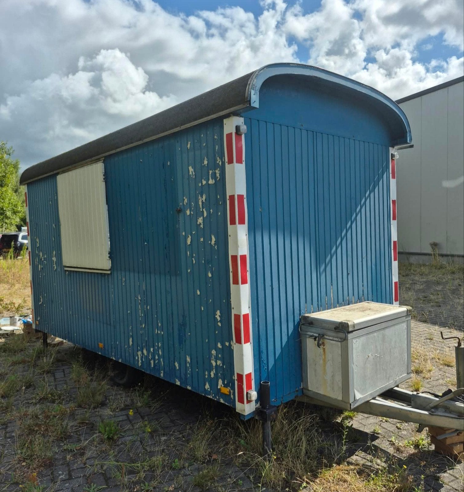 Mooie metalen schaftwagen/werkplek, Ophalen