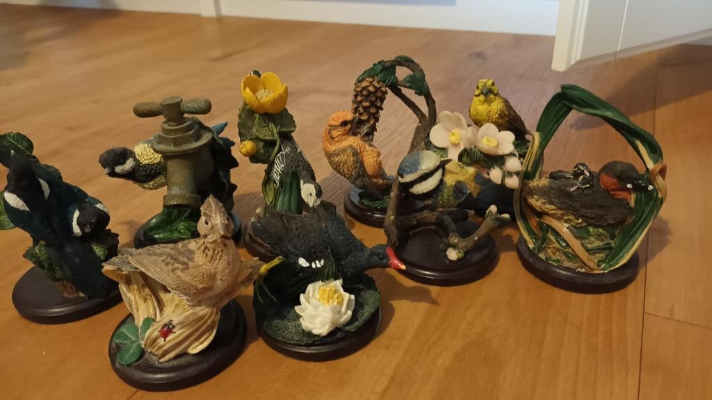 Diverse vogelwereld beeldjes, Ophalen of Verzenden, Gebruikt