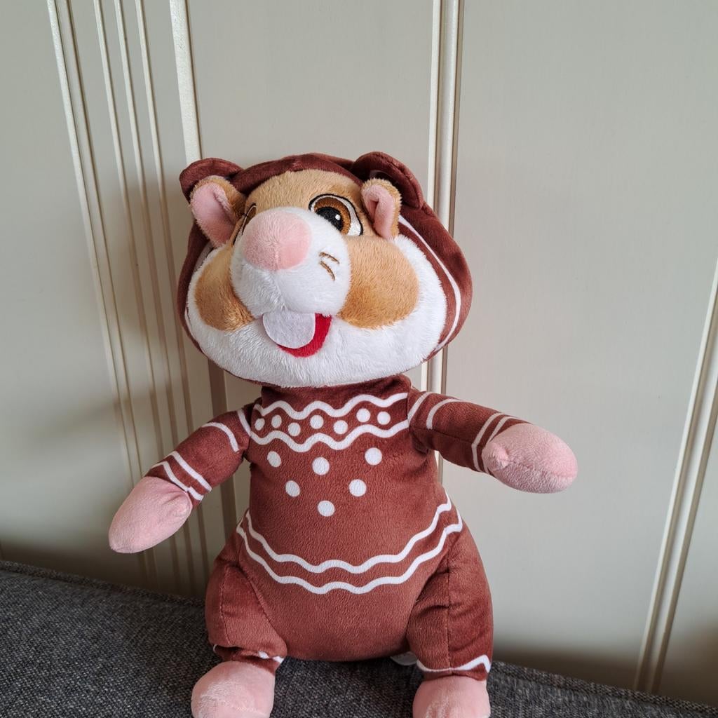 91.  Hamster peperkoek mannetje knuffel 26cm, Hamster, Ophalen of Verzenden, Zo goed als nieuw, Middelgroot (20 tot 80 cm)