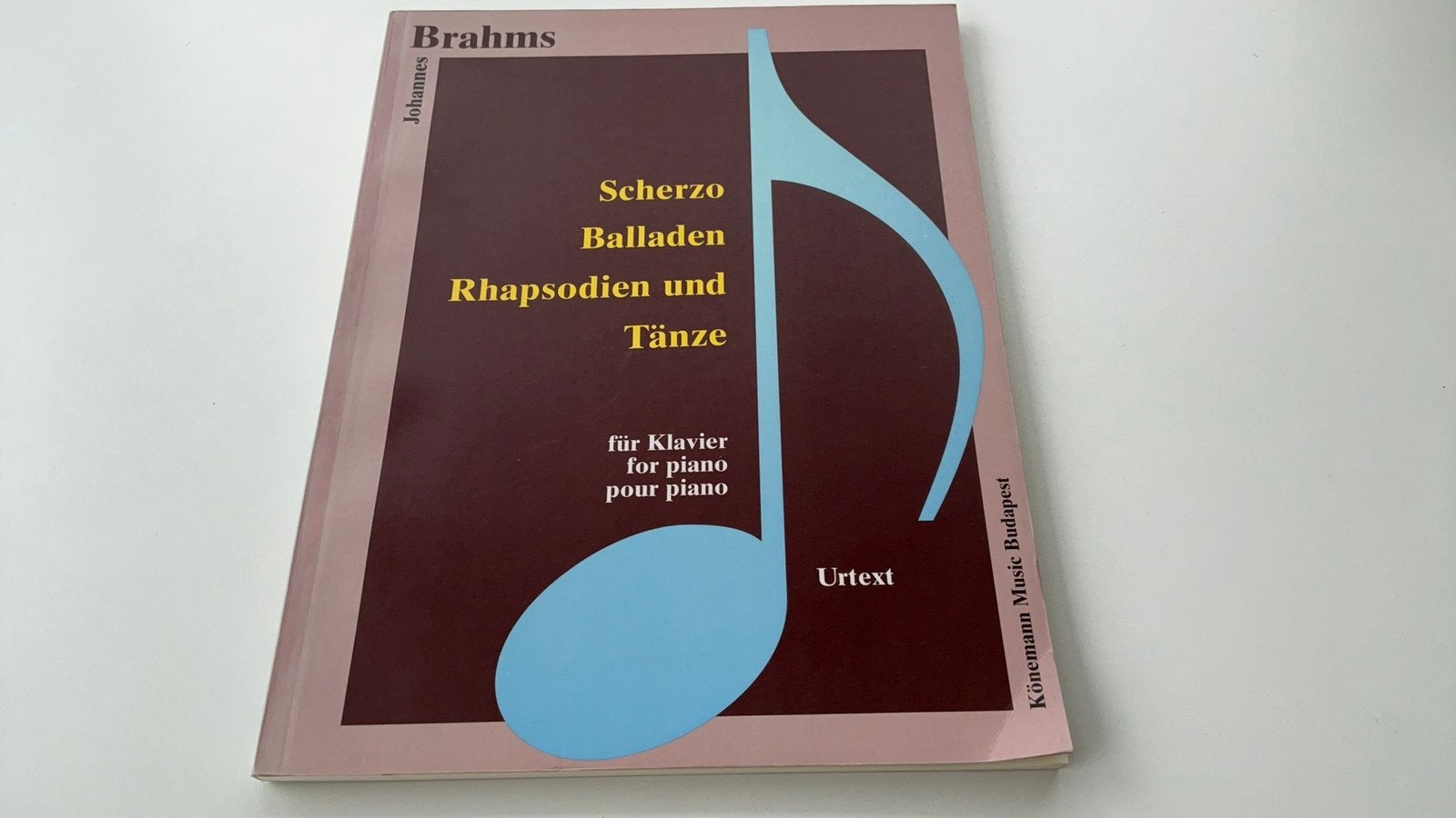 Pianoboek Brahms scherzo,Ballades,Rhapsodien splinternieuw!, Ophalen of Verzenden, Nieuw, Artiest of Componist, Klassiek