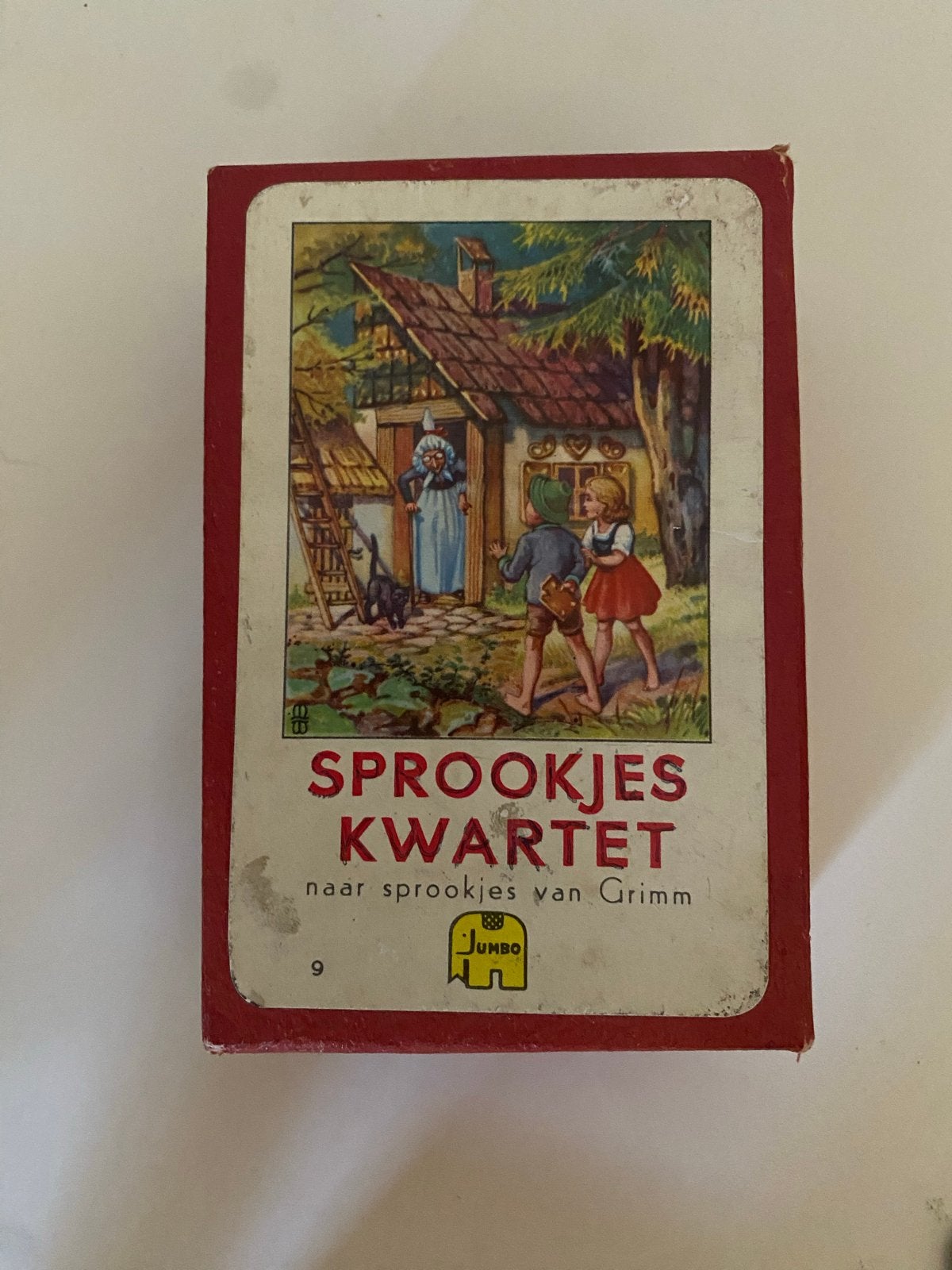 Vintage Sprookjes Kwartet Jumbo - Grimm sprookjes, Hobby en Vrije tijd, Gezelschapsspellen | Kaartspellen, Gebruikt, Drie of vier spelers