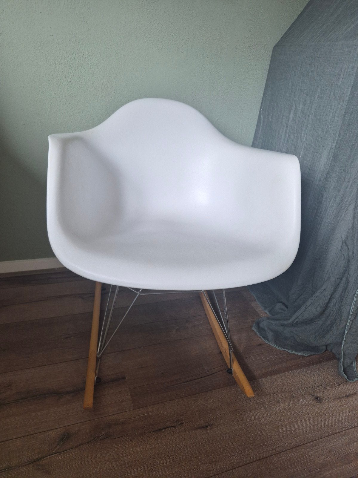 Fijne schommelstoel, ideaal voor kinderkamer, Ophalen, Gebruikt, Hout, Wit