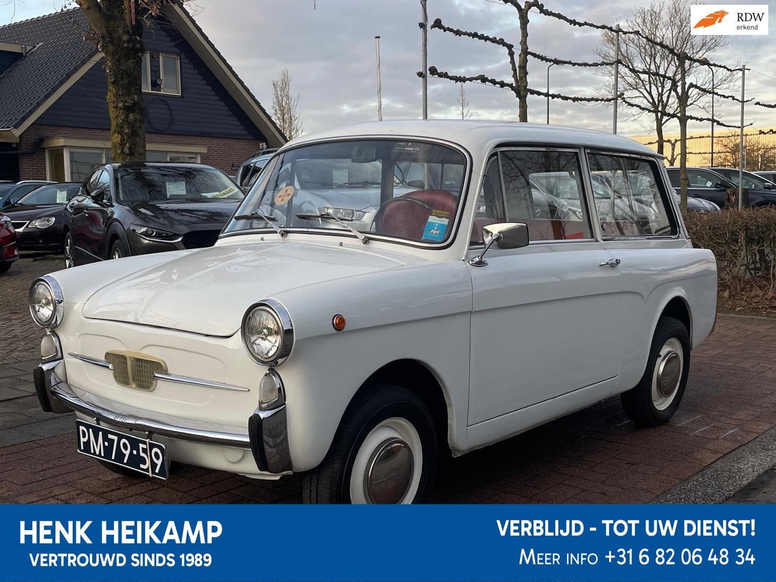Autobianchi BIANCHINA PANORAMICA 120 B Italiaanse klassieker, Auto's, Gebruikt, Wit, Bedrijf, Geïmporteerd