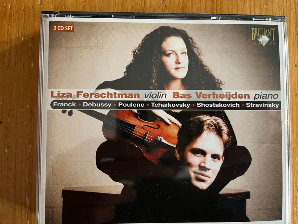 Liza Ferschtman & Bas Verheijden - Viool & Piano (2CD), Ophalen of Verzenden, Modernisme tot heden, Zo goed als nieuw, Kamermuziek